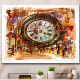 People and Time Acrylic Painting