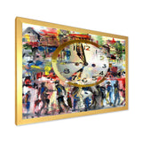 People and Time Acrylic Watercolor