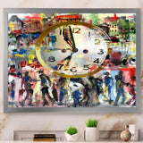 People and Time Acrylic Watercolor