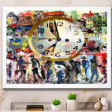 People and Time Acrylic Watercolor