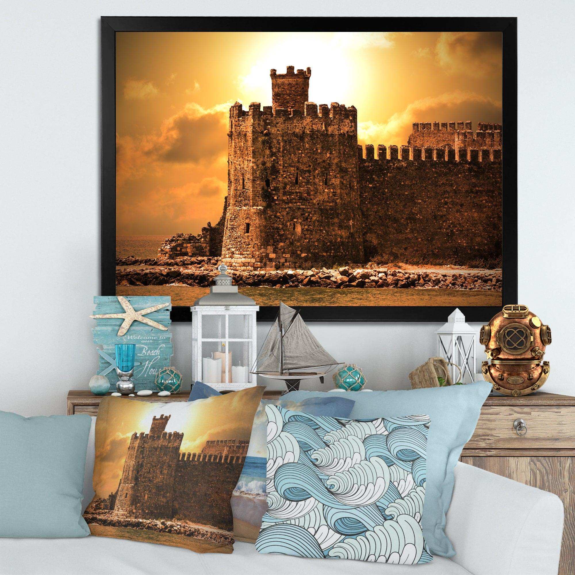 Old Castle at Sunset