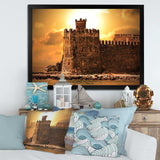 Old Castle at Sunset