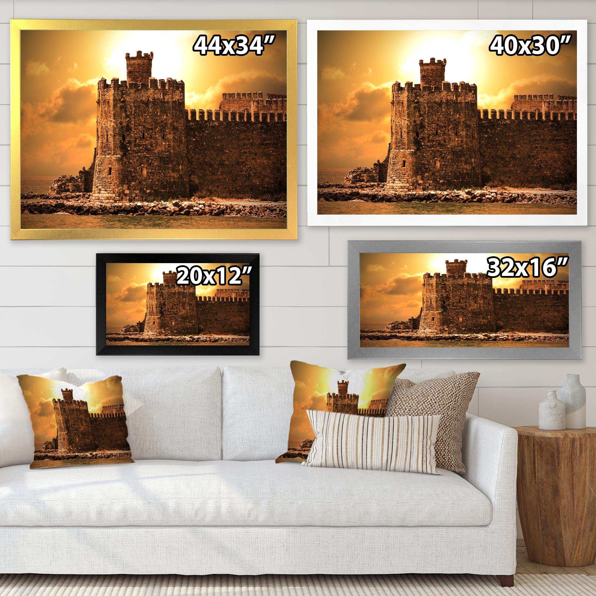 Old Castle at Sunset