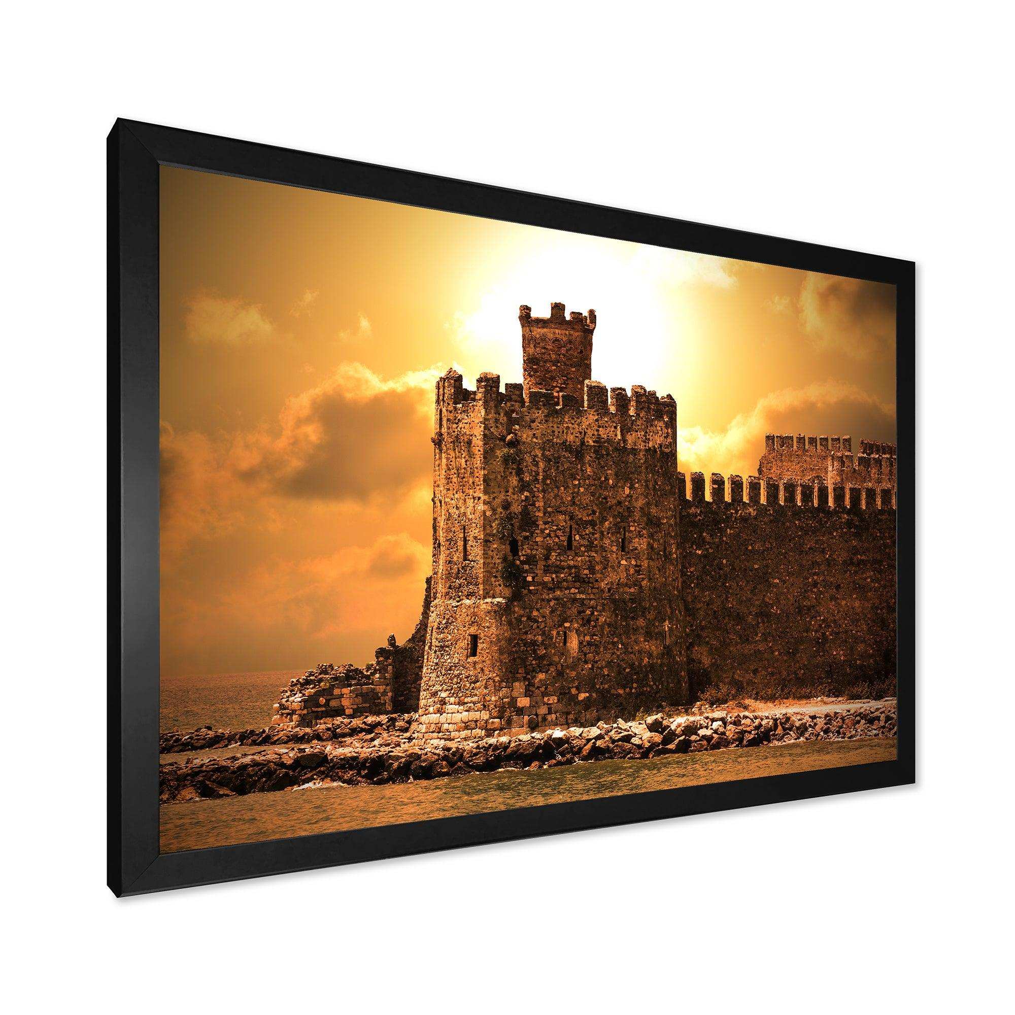 Old Castle at Sunset