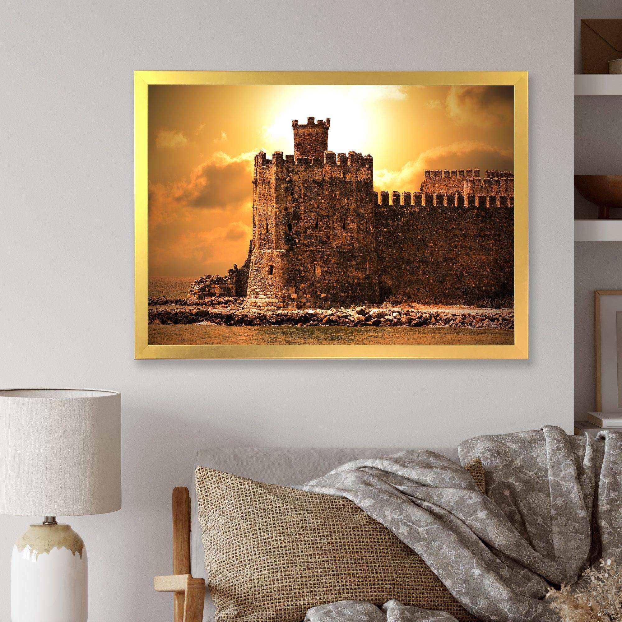 Old Castle at Sunset