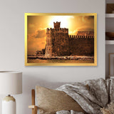 Old Castle at Sunset