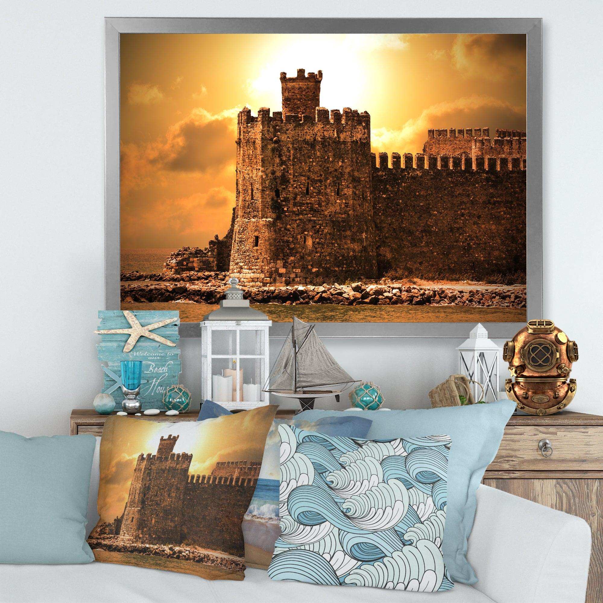 Old Castle at Sunset