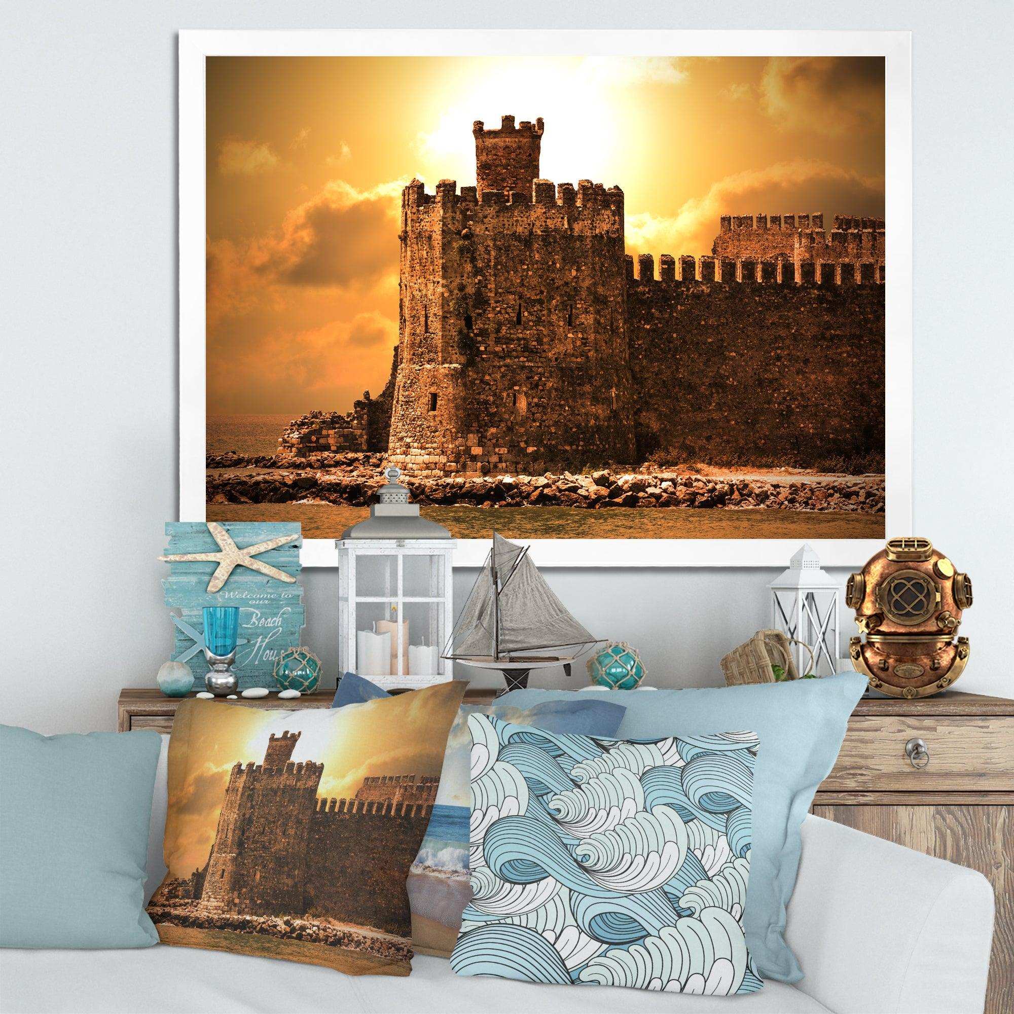 Old Castle at Sunset