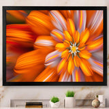 Massive Orange Fractal Flower