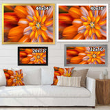 Massive Orange Fractal Flower