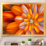 Massive Orange Fractal Flower