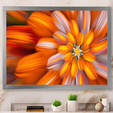 Massive Orange Fractal Flower