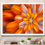 Massive Orange Fractal Flower