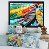 Rowing Boats on the Lake in Pokhara