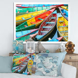 Rowing Boats on the Lake in Pokhara