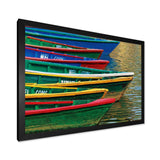 Color Boats on Phewa Lake Nepal