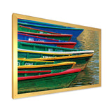 Color Boats on Phewa Lake Nepal