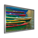 Color Boats on Phewa Lake Nepal