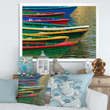 Color Boats on Phewa Lake Nepal