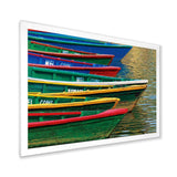 Color Boats on Phewa Lake Nepal