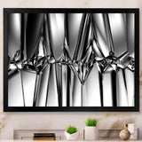 Black White Crystal Background