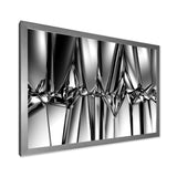 Black White Crystal Background