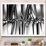 Black White Crystal Background