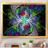 Multi Color Fractal Stained Glass