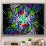 Multi Color Fractal Stained Glass