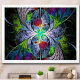 Multi Color Fractal Stained Glass