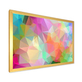 Multi Color Polygonal Mosaic Pattern
