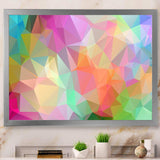 Multi Color Polygonal Mosaic Pattern