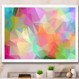 Multi Color Polygonal Mosaic Pattern