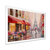 Lovers in Paris Eiffel Tower