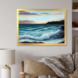 Ocean Waves at Seashore