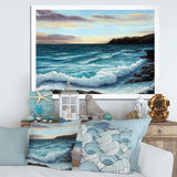 Ocean Waves at Seashore