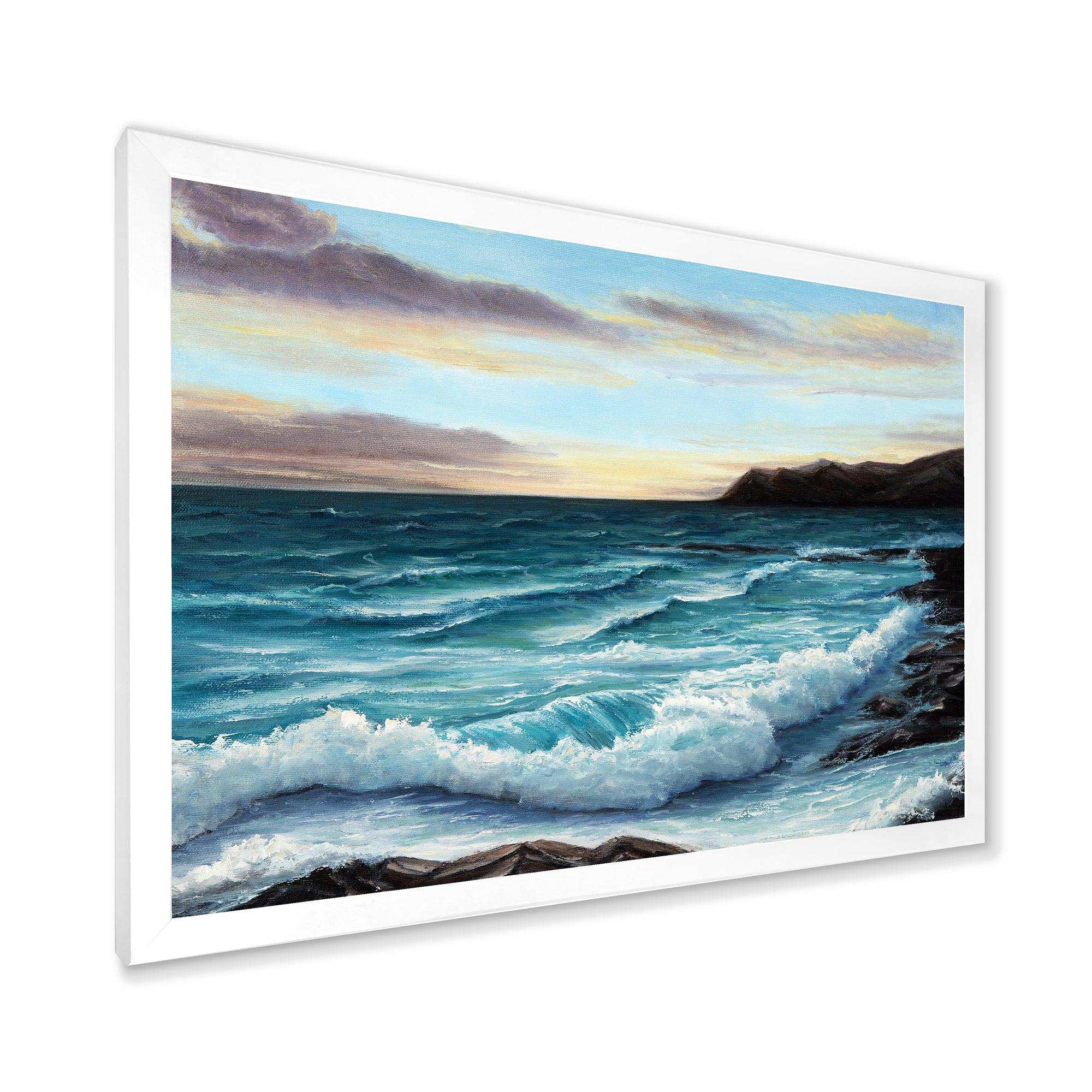 Ocean Waves at Seashore