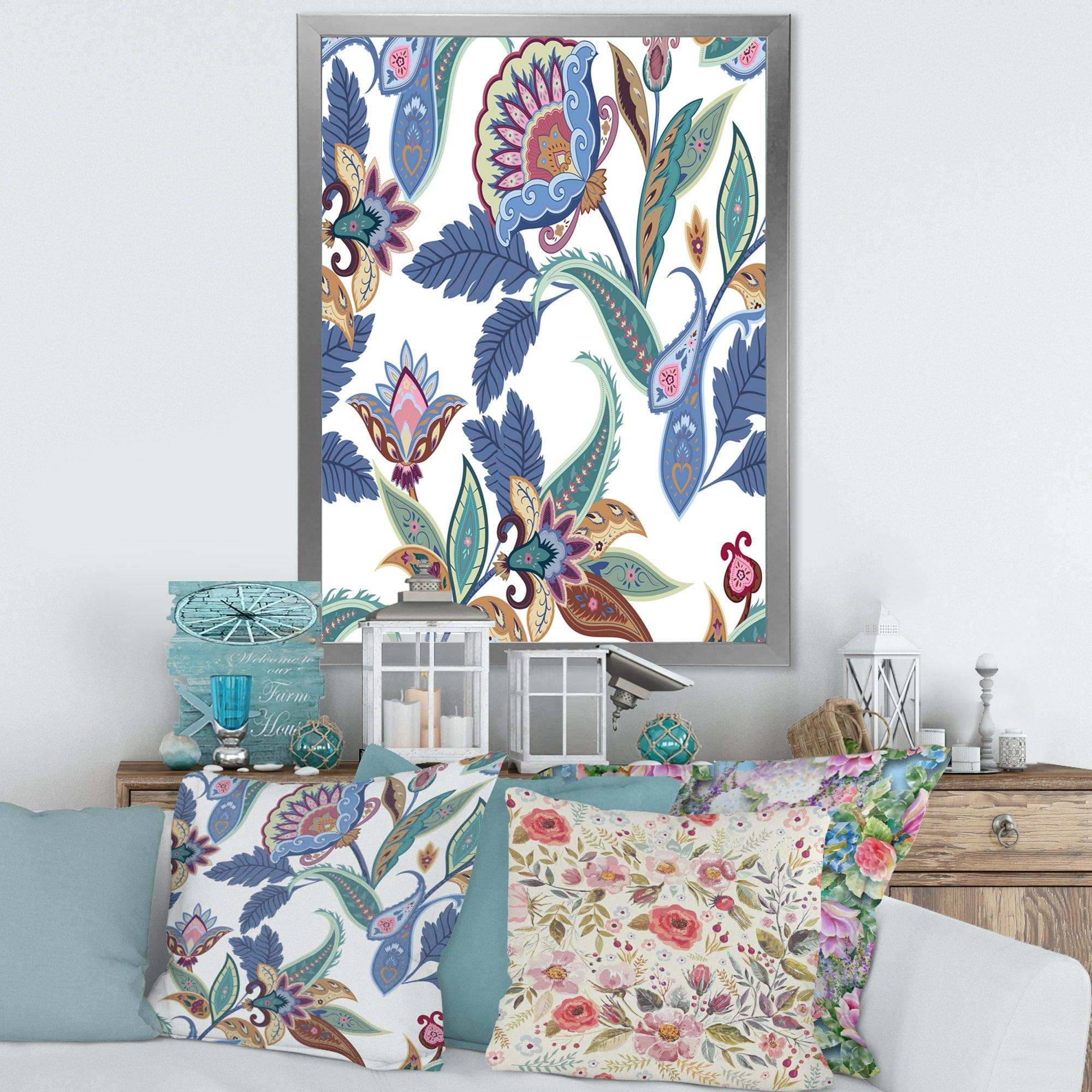 Fantasy Flowers Paisley Pattern