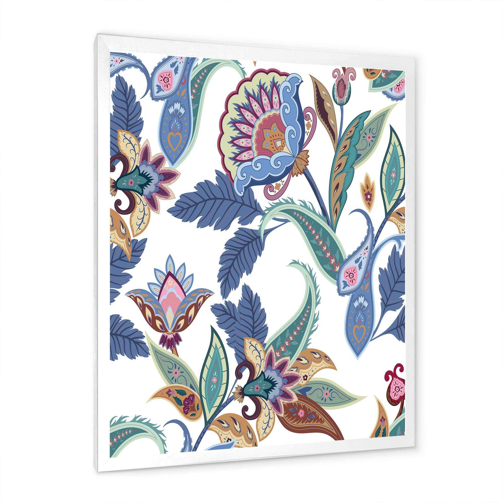 Fantasy Flowers Paisley Pattern