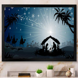 Christmas Nativity Scene with Three Wise Men