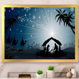 Christmas Nativity Scene with Three Wise Men