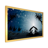 Christmas Nativity Scene with Three Wise Men