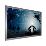 Christmas Nativity Scene with Three Wise Men