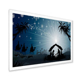 Christmas Nativity Scene with Three Wise Men
