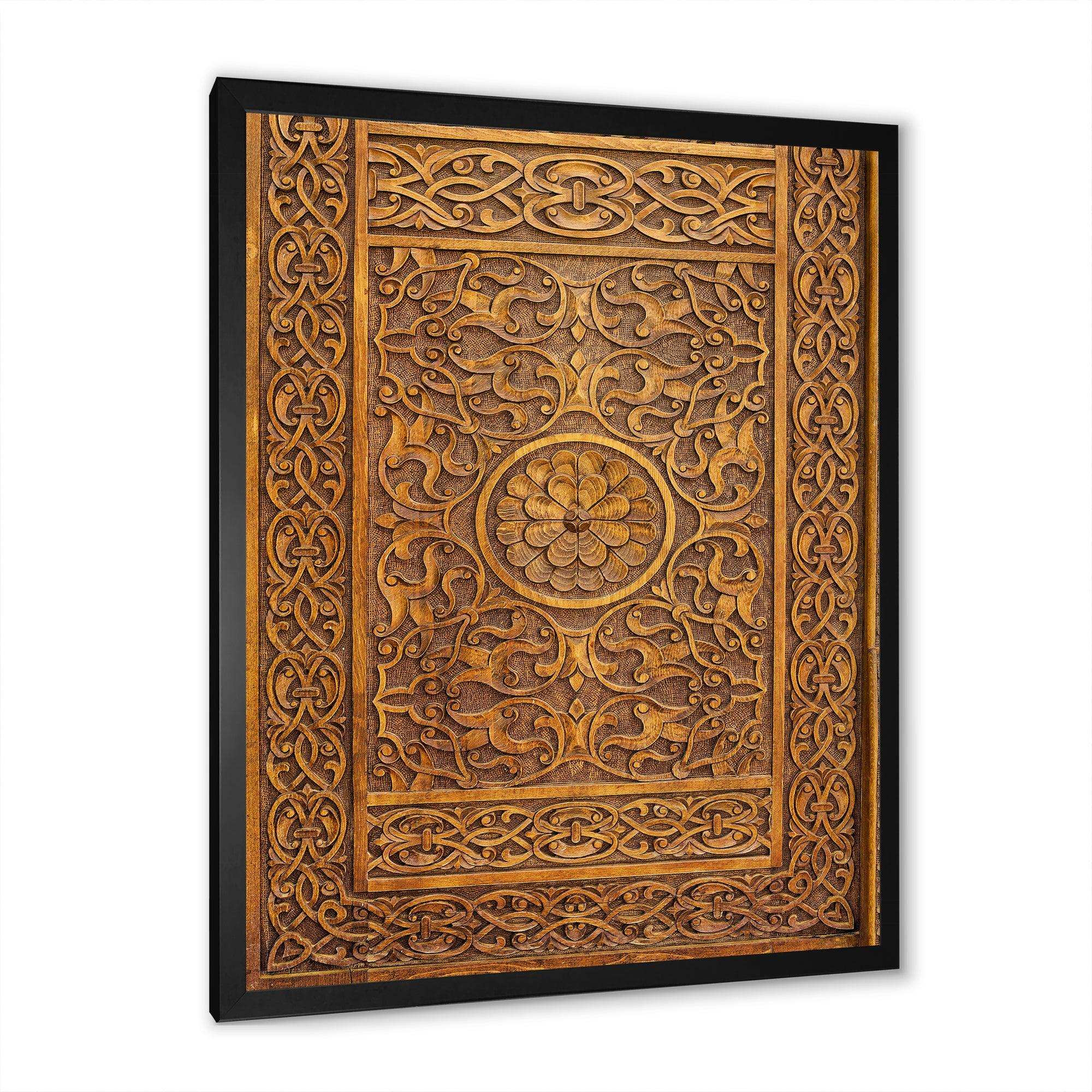 Old Carved Wooden Door