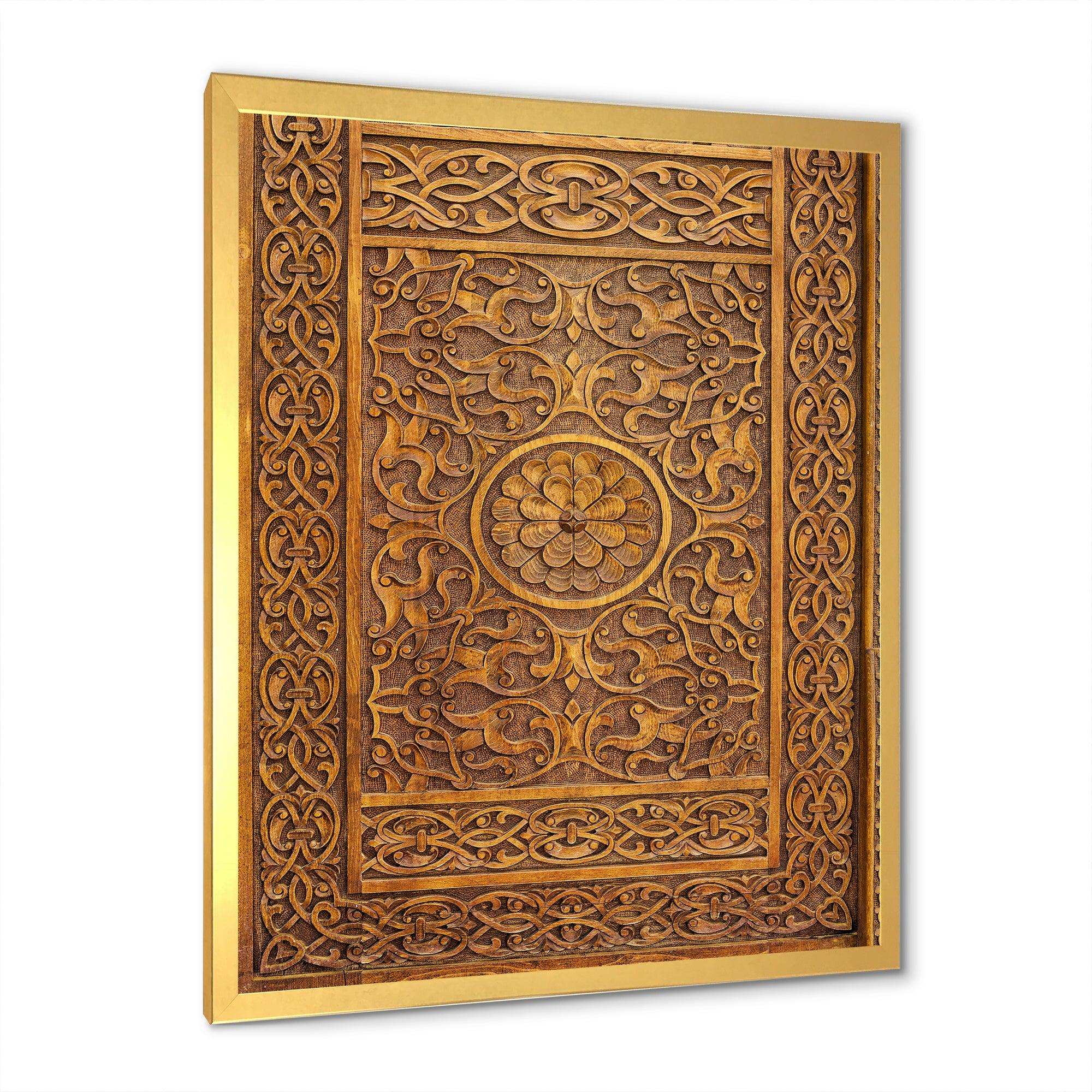 Old Carved Wooden Door