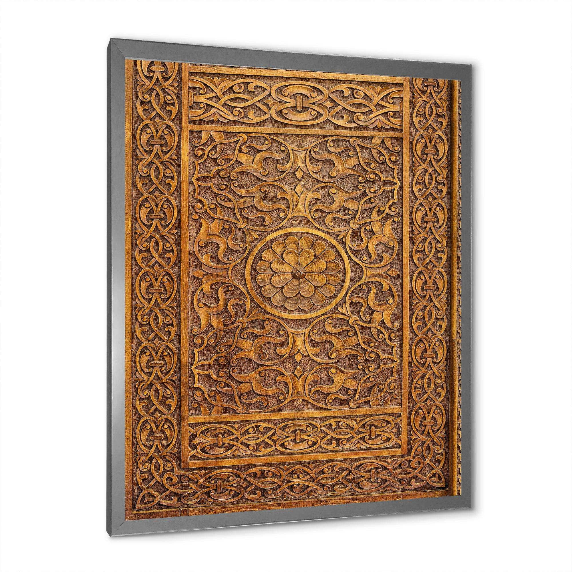 Old Carved Wooden Door