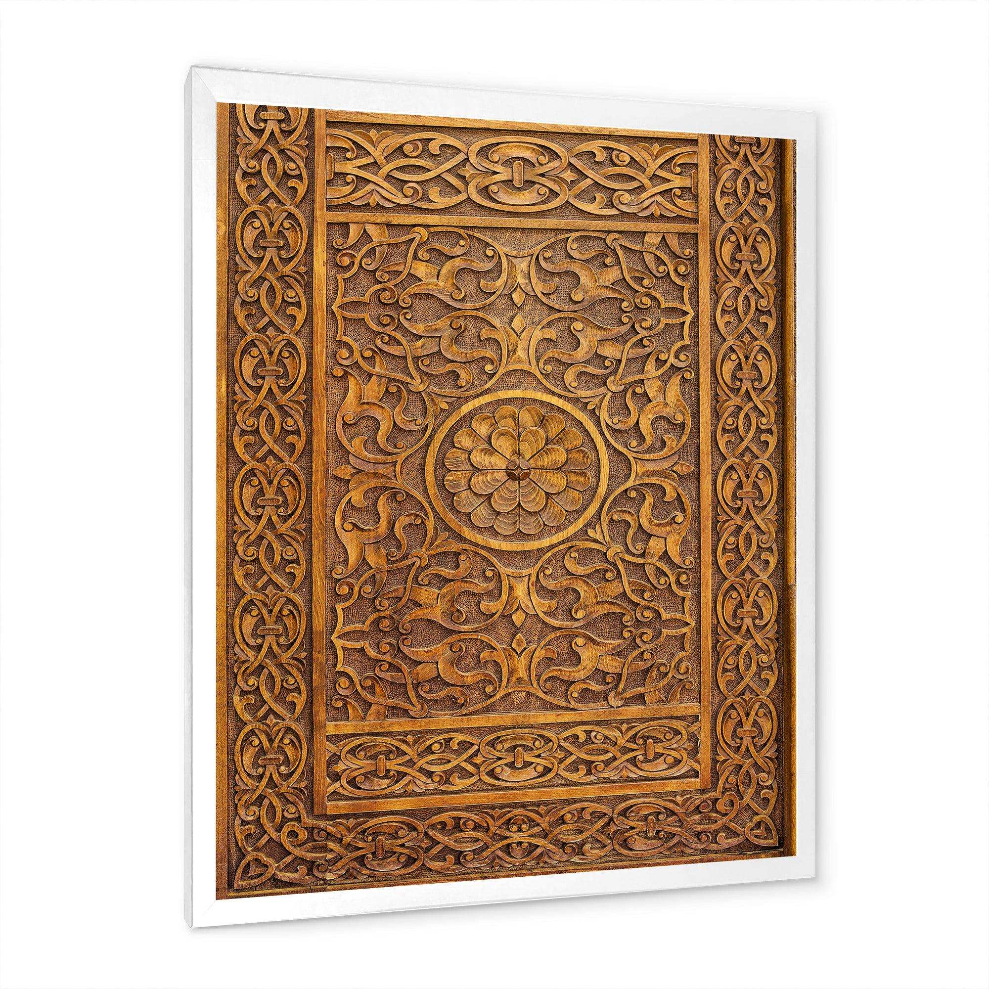 Old Carved Wooden Door