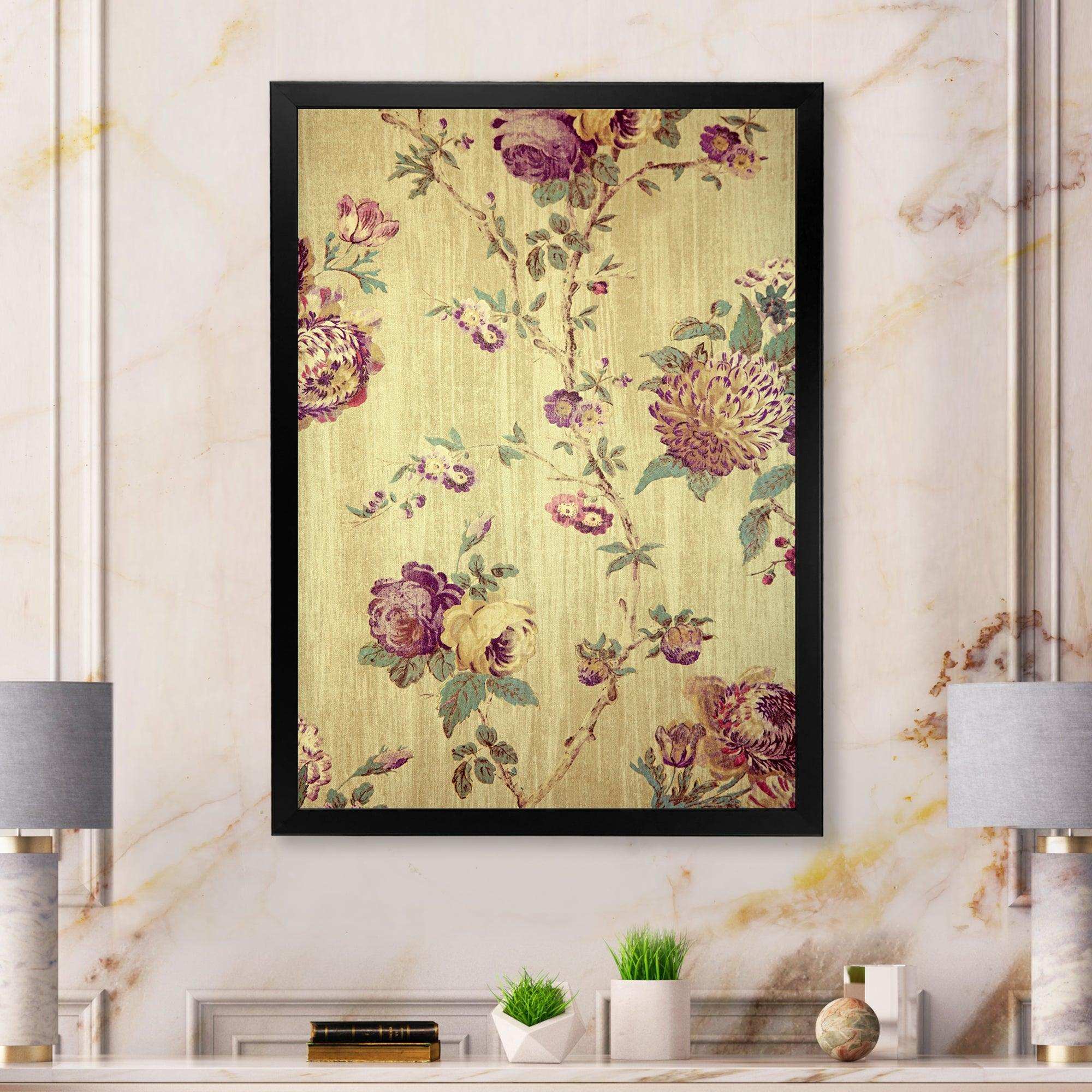 Vintage Purple Flowers