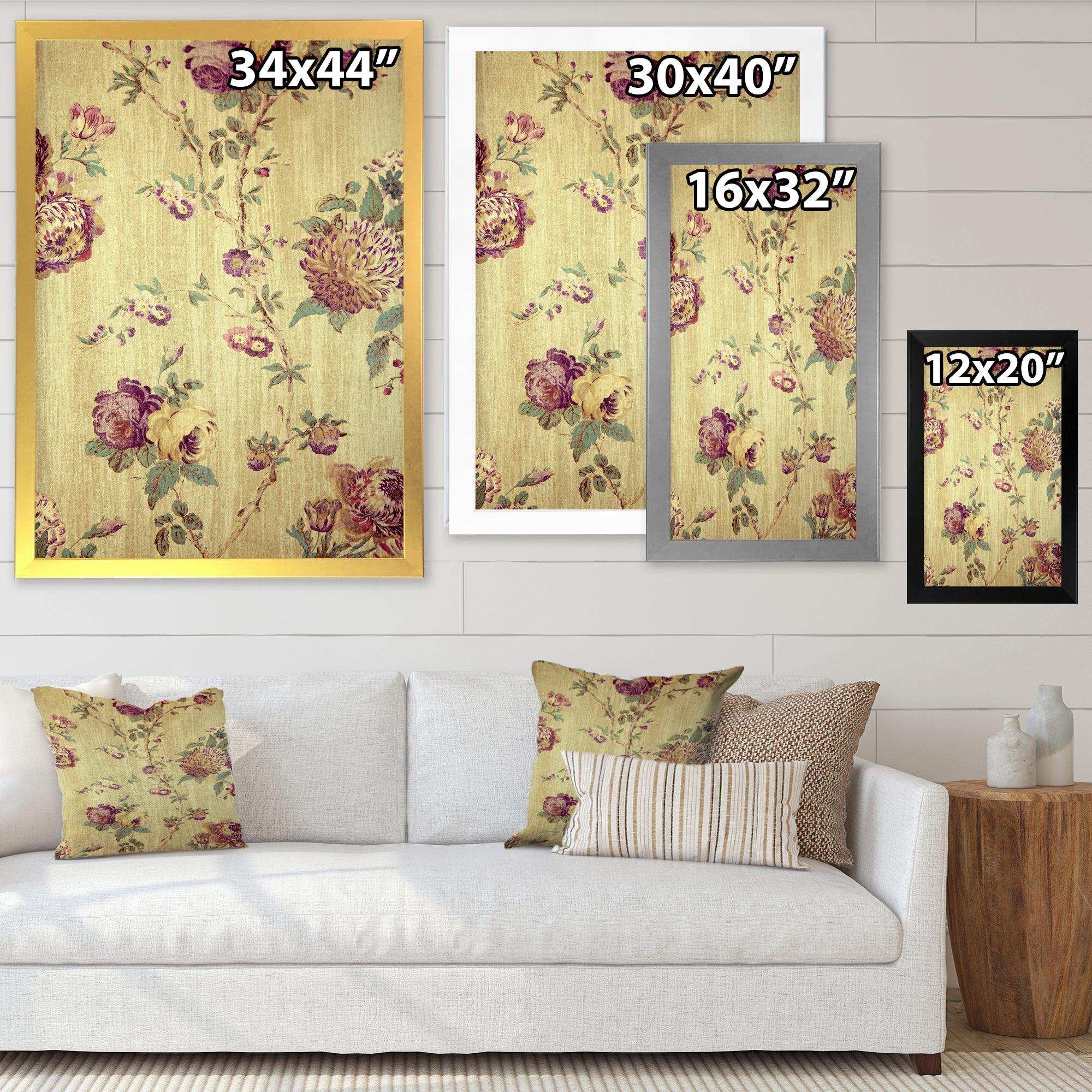 Vintage Purple Flowers